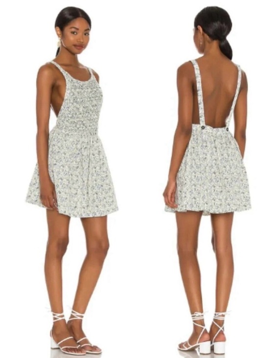 Free People Dresses & Skirts - Free People Petunia Mini Dress Tea Combo Floral Size XS